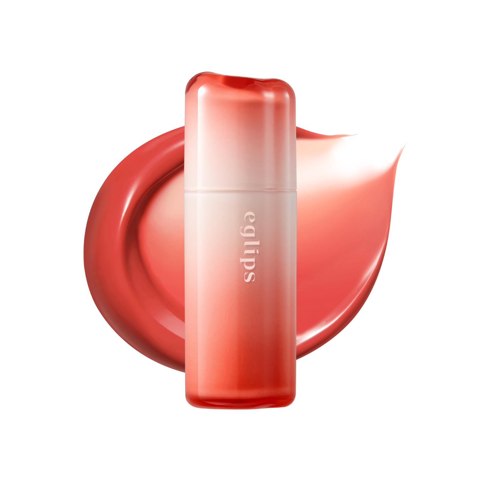 EGLIPS Dew Glaze Tint 08 Sunlit bottle shows sheer color with glossy shine.