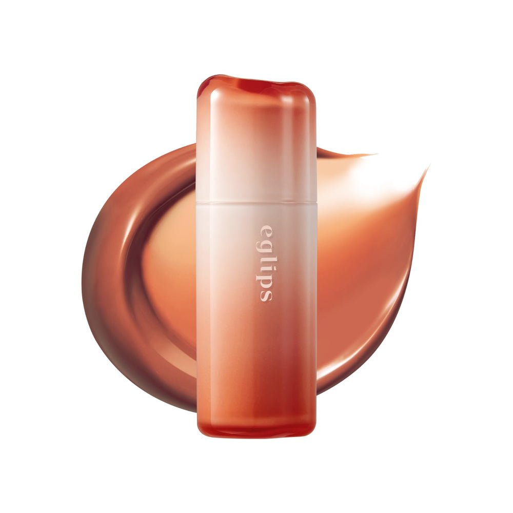 EGLIPS Dew Glaze Tint 09 Toasty bottle front for on-the-go gloss and color