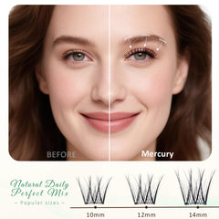 EHSZM BEAUTY invisible band lash delivers natural look with comfortable fit.
