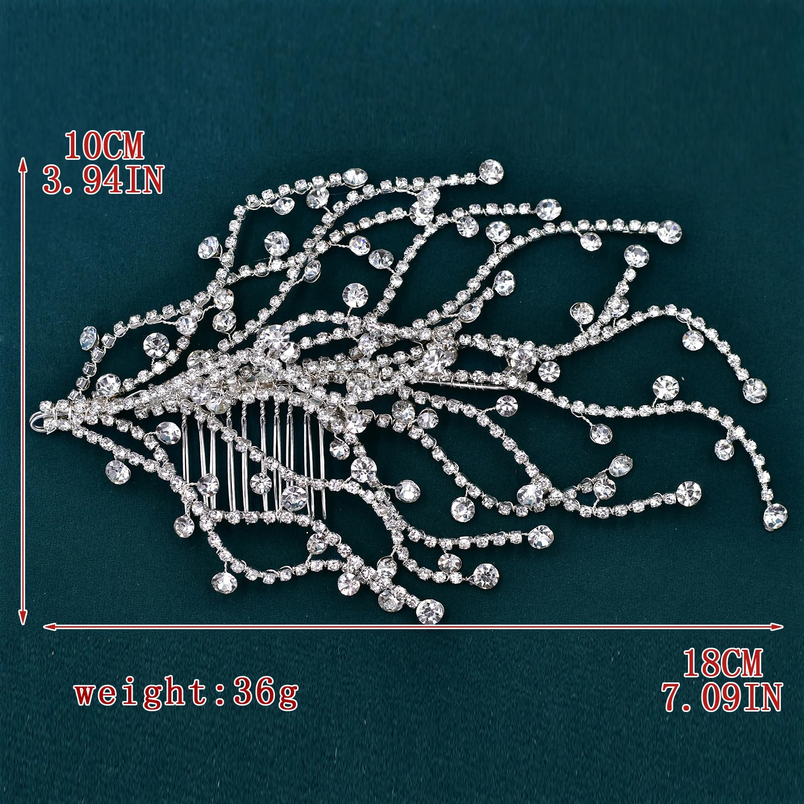 Eiaork elegant shimmer hair accessory for photoshoots and parties.