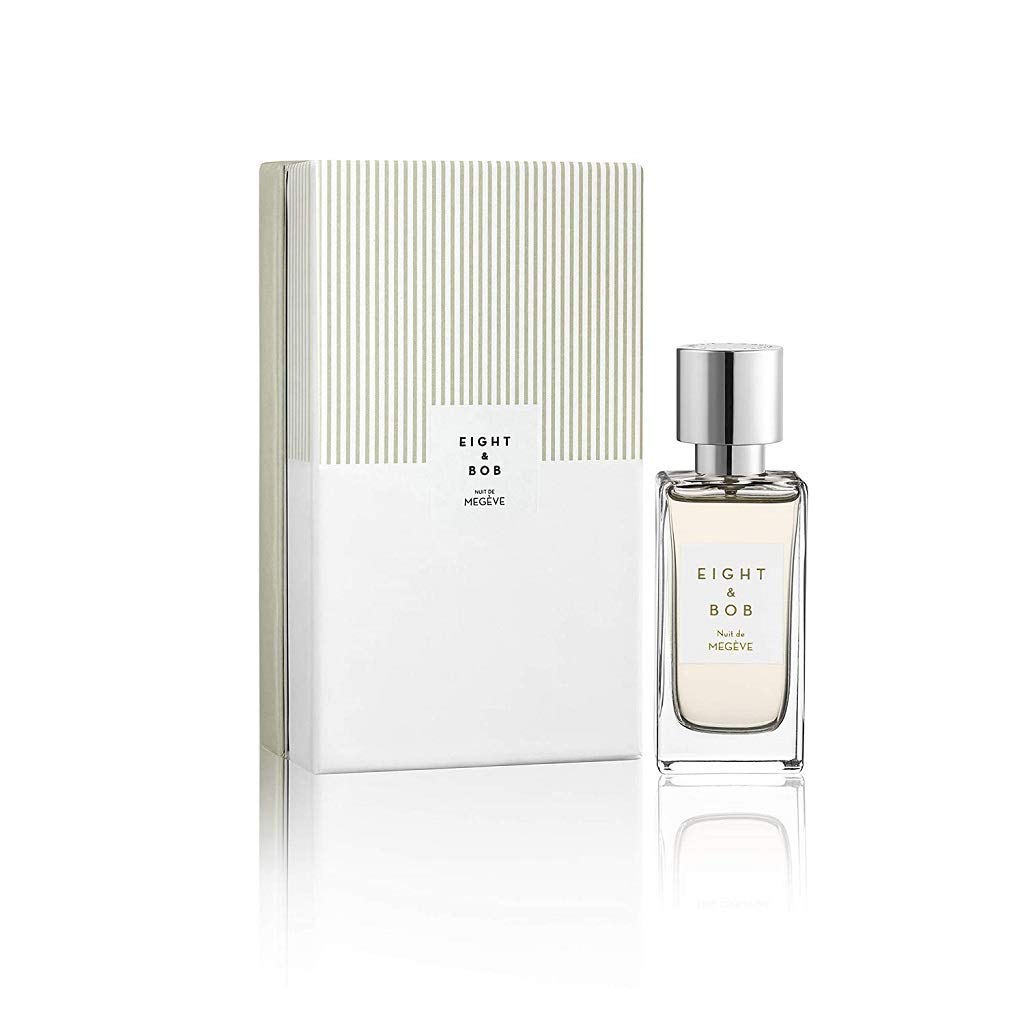 Eight & Bob Nuit de Megève bottle for a cozy winter vibe.