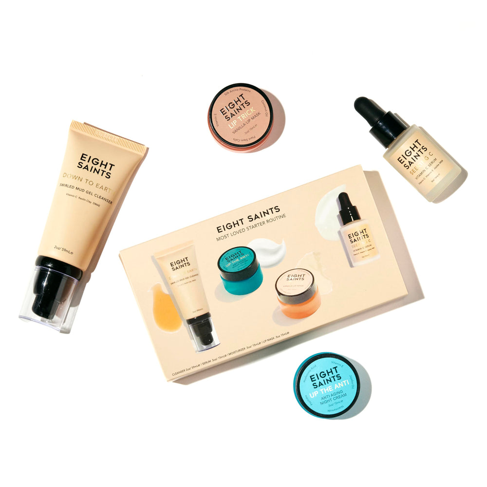 Eight Saints Down To Earth Mud Gel Face Wash cleanses for refreshed, balanced skin.