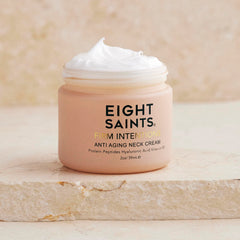 Eight Saints Firm Intentions neck cream ingredients like peptides for elasticity