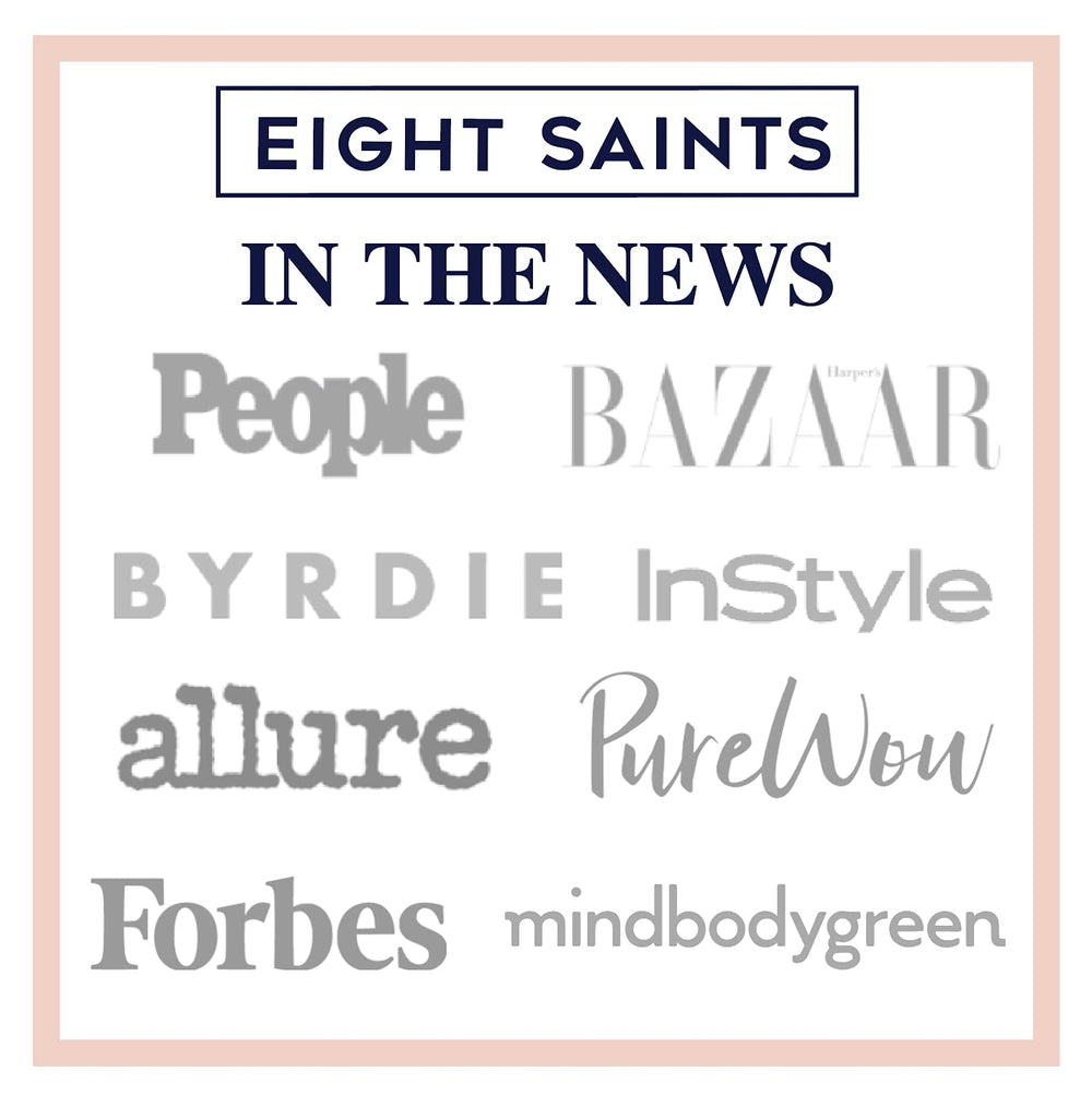 Eight Saints packaging and box for clean, cruelty-free skincare.