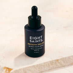 Eight Saints retinol serum dropper close-up for precise, controlled application