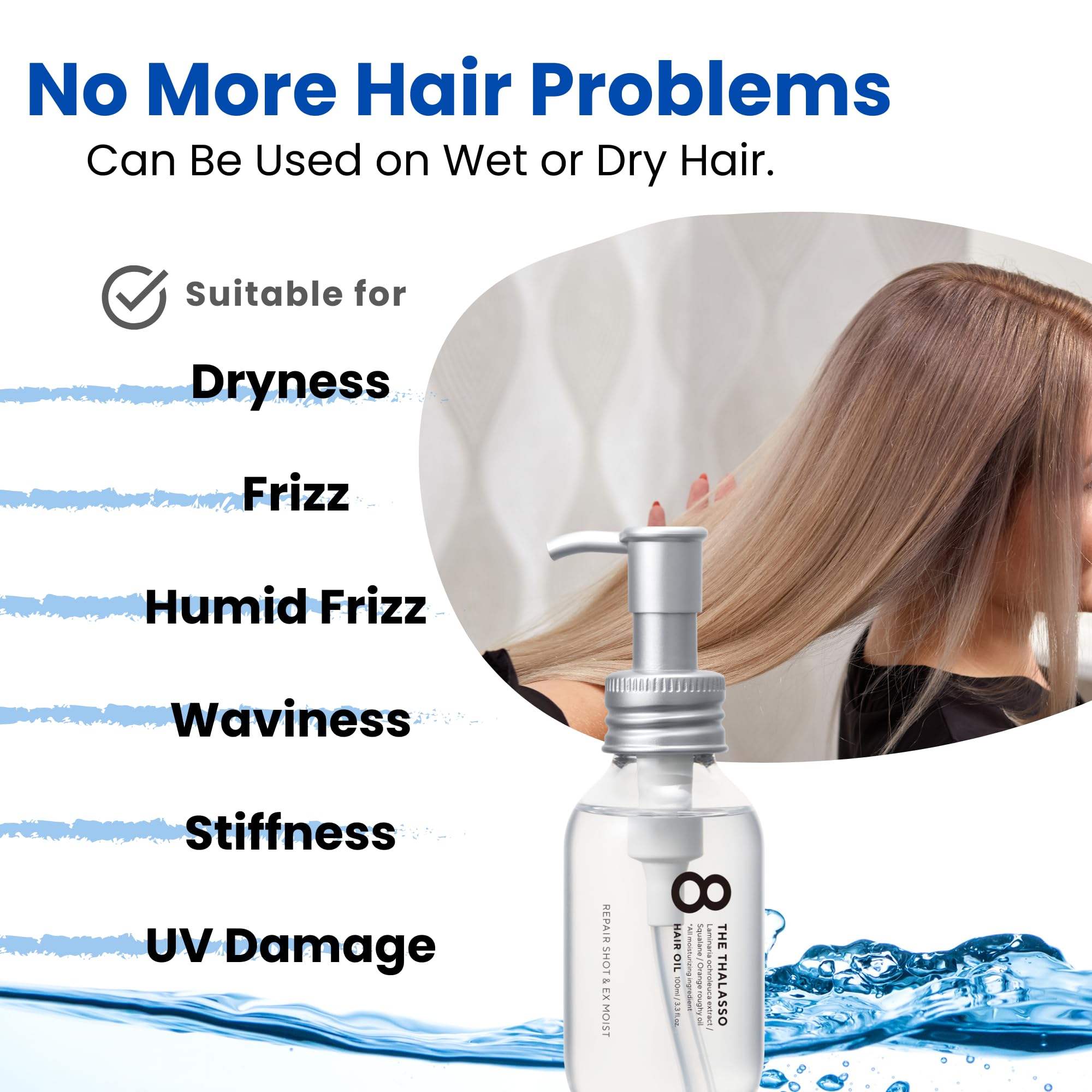 Eight the Thalasso squalane image, emphasizing deep hydration without heaviness