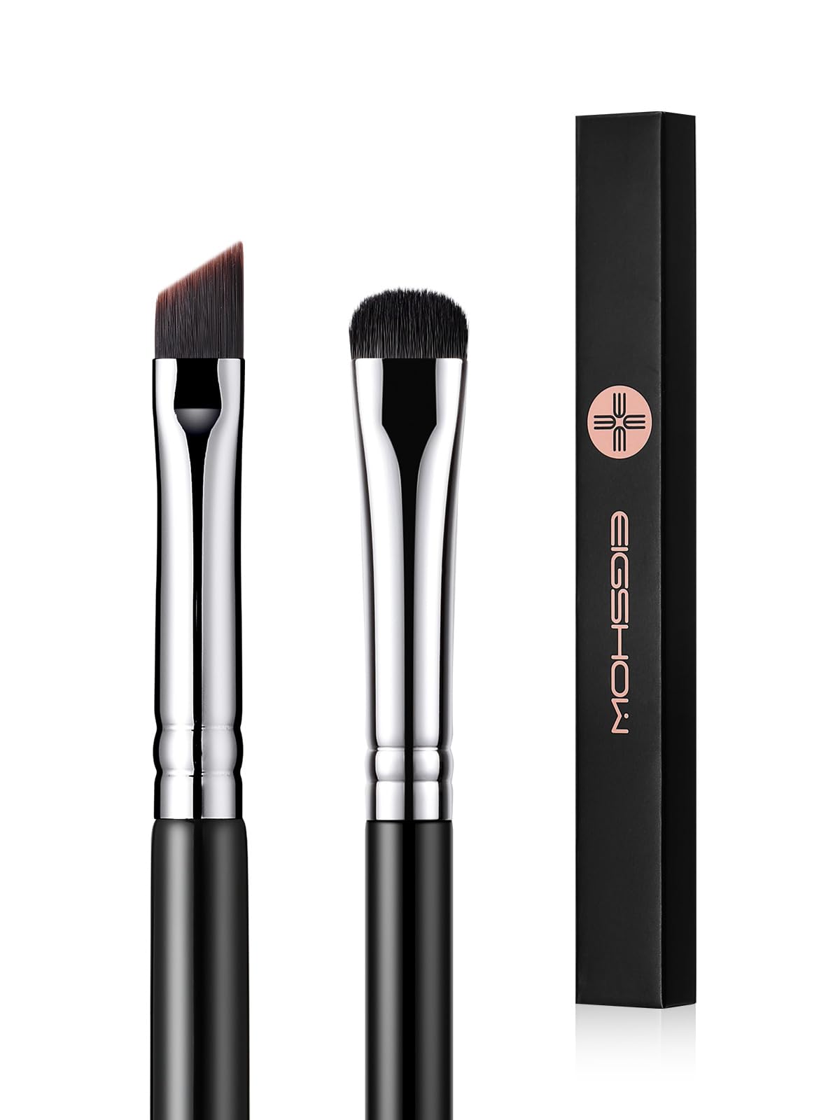 EIGSHOW angled-eyeliner-brush enables precise winged liner and clean edges.
