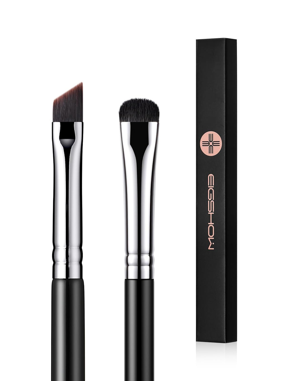 EIGSHOW angled-eyeliner-brush enables precise winged liner and clean edges.