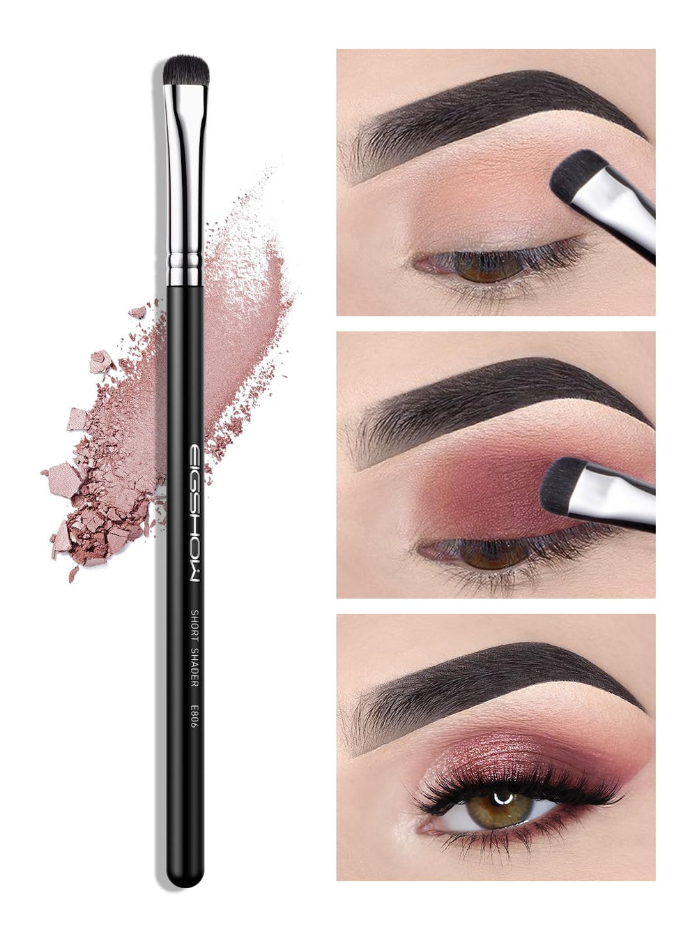 EIGSHOW dense-brush-head-application enables intense color and seamless blending.
