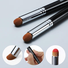 EIGSHOW compact lip brush fits bags for on-the-go beauty.