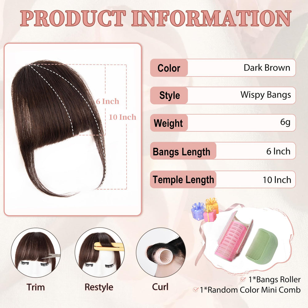 EINAEY darkest brown color match blends with brunettes