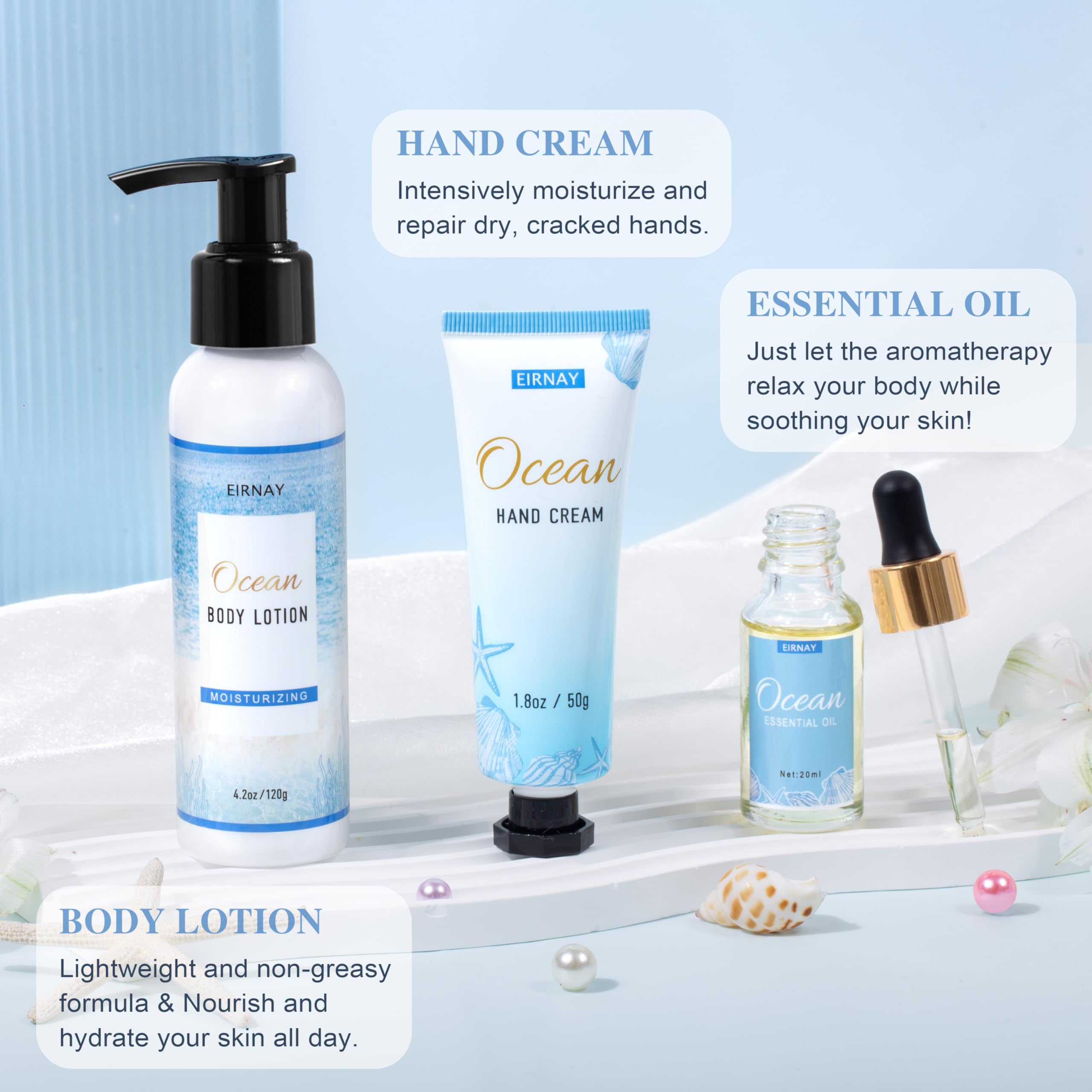 EIRNAY essential oil for calming aromas in baths