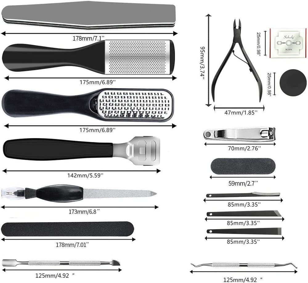 Cuticle pusher and foot clipper from EKOCSIO for precise grooming