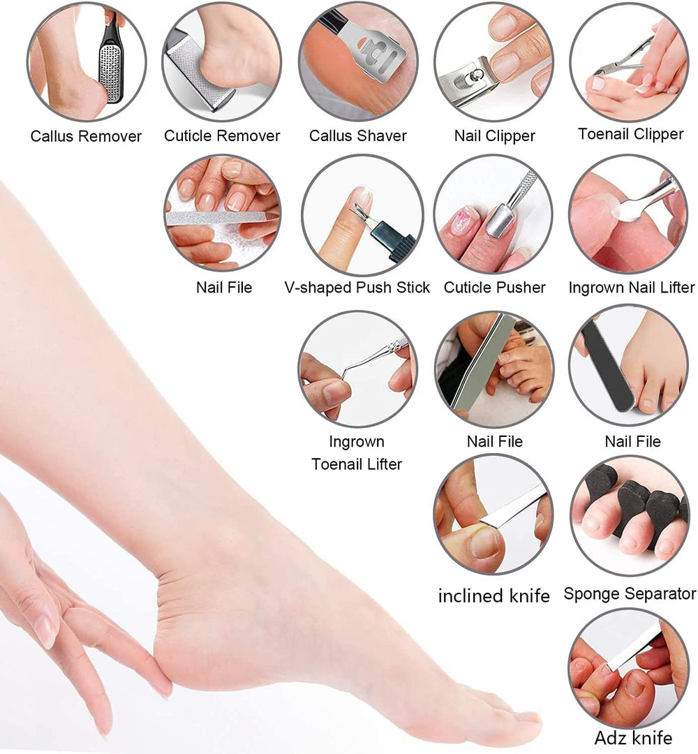 Stainless steel foot rasp from EKOCSIO for smooth heels and calluses