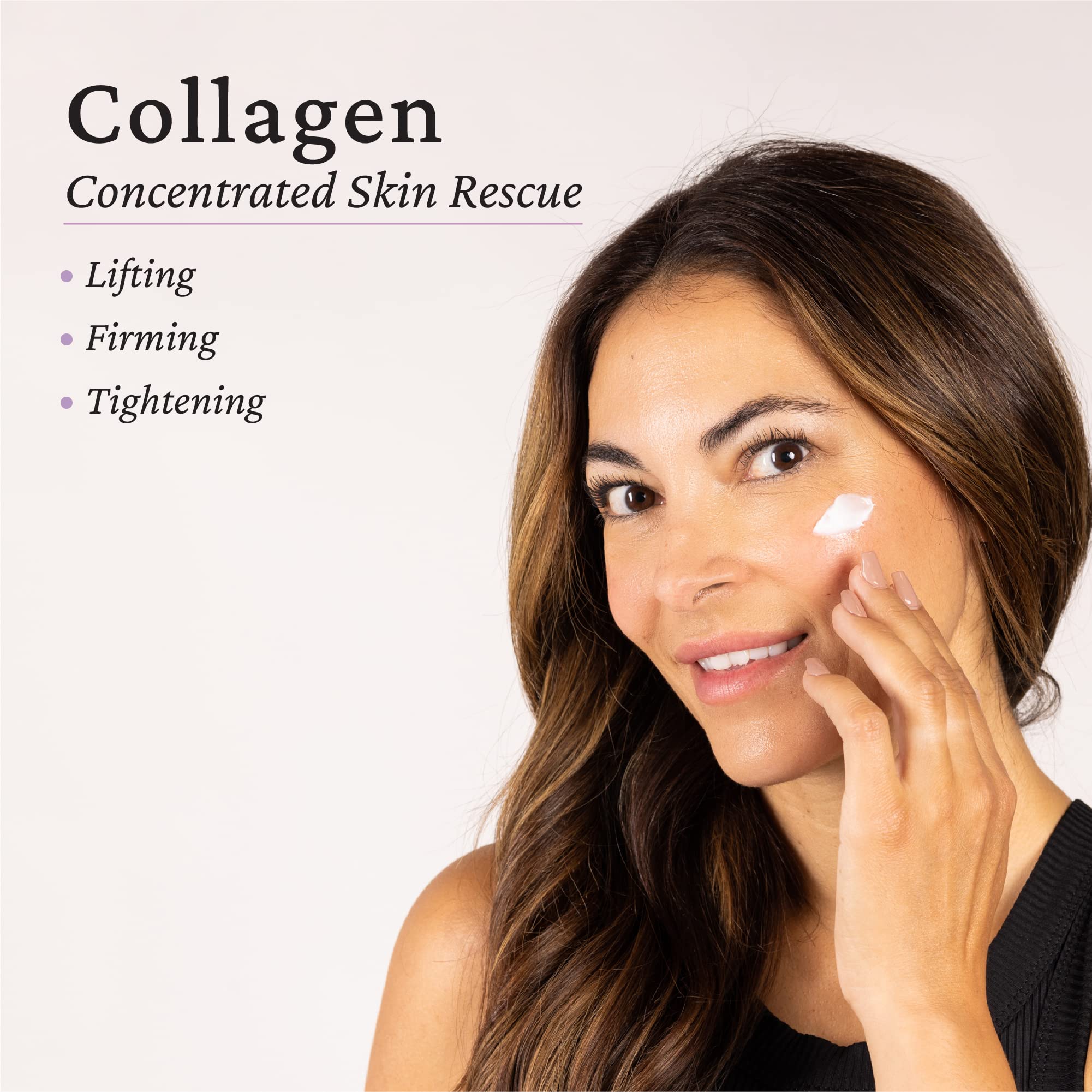Elastalift Collagen Cream body lotion shown in a soothing daily routine.