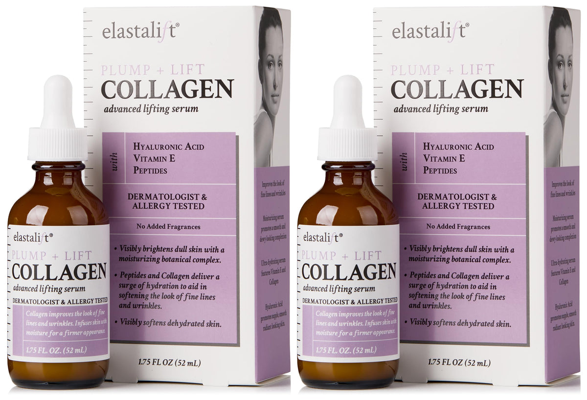 Elastalift collagen serum bottle for daily firming and hydration.