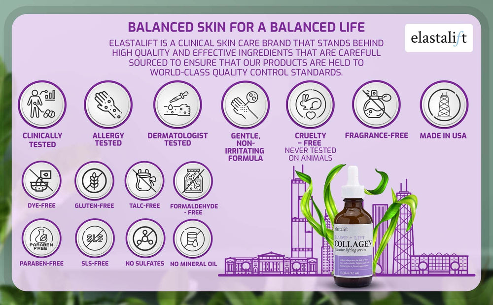 Elastalift fragrance-free formula label signals gentle care.