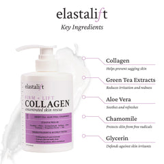 Elastalift fragrance-free label close-up highlights fragrance-free hydration.