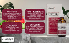 Elastalift peptide serum drop application demonstrates easy, precise daily use