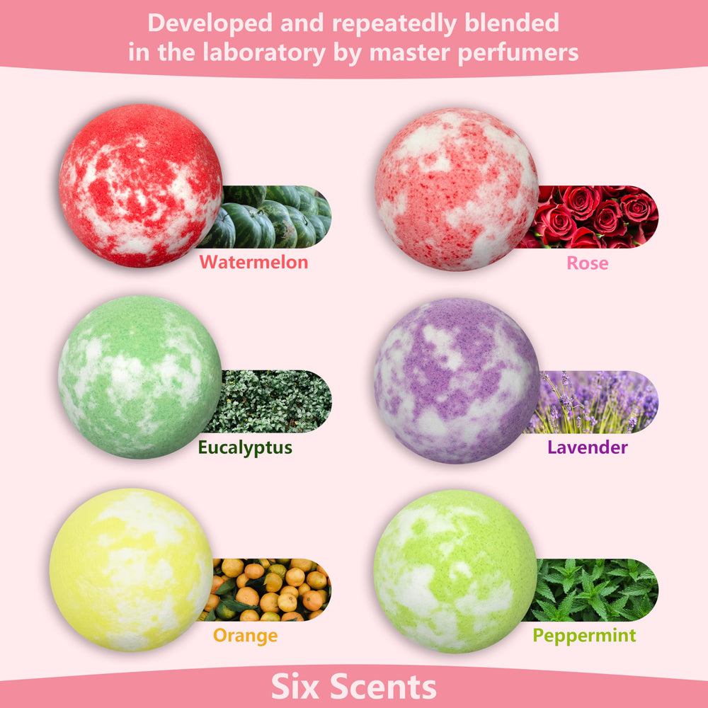 Elaunva bath bombs rose scent enhances gentle, luxurious bath moments.