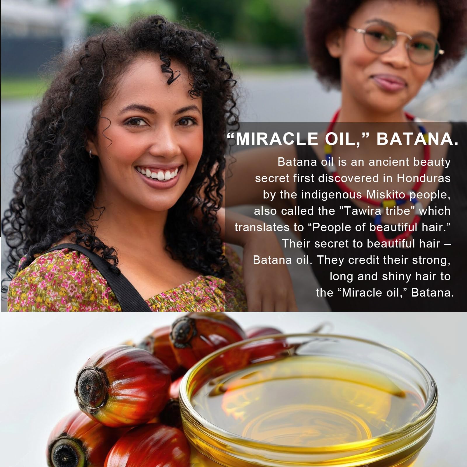 ELBBUB Batana Oil for dry hair repair captures deep hydration and manageability.