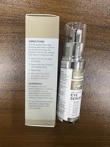 ELBBUB eye serum close-up for puffy eyes relief and brighter look