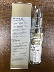 ELBBUB eye serum texture swatch highlighting lightweight absorption and hydration