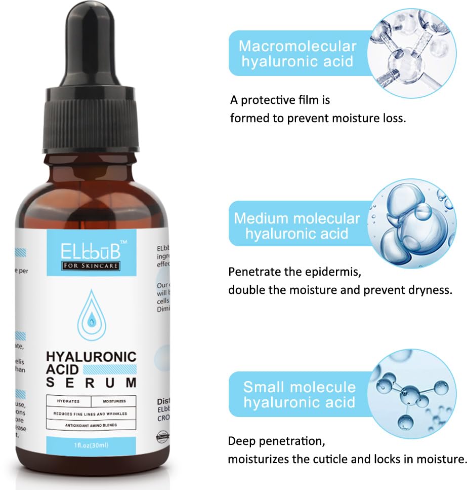 ELBBUB morning evening routine pictured with two serums side by side.