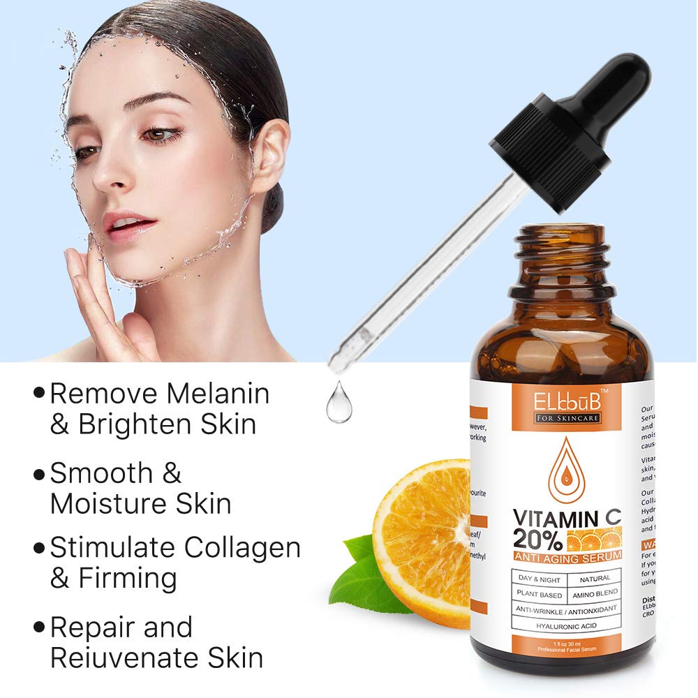 ELBBUB Serum texture closeup showing silky finish on skin