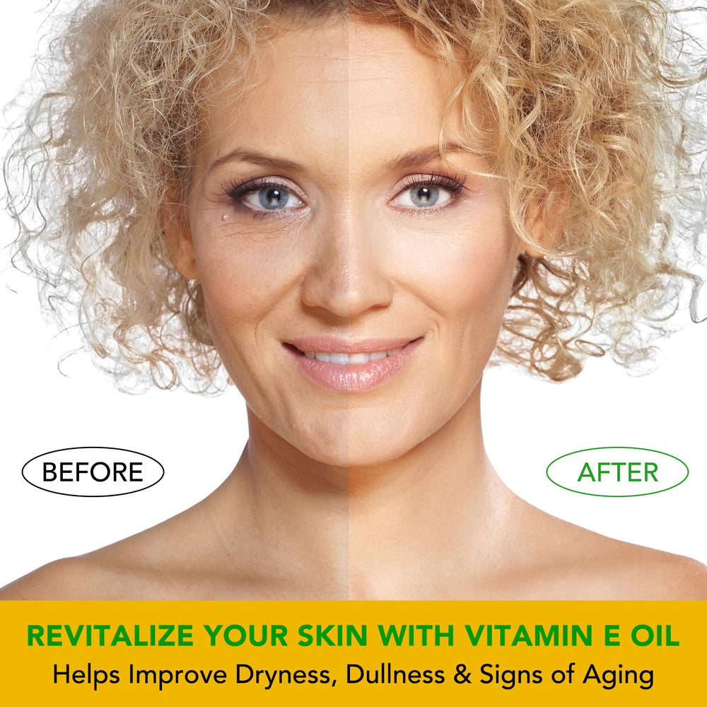 ELBBUB Vitamin E Oil texture swirl illustrating rich, fast-absorbing hydration.