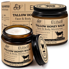 ELBBUB whipped tallow cream jar for deep hydration and gentle nourishment.