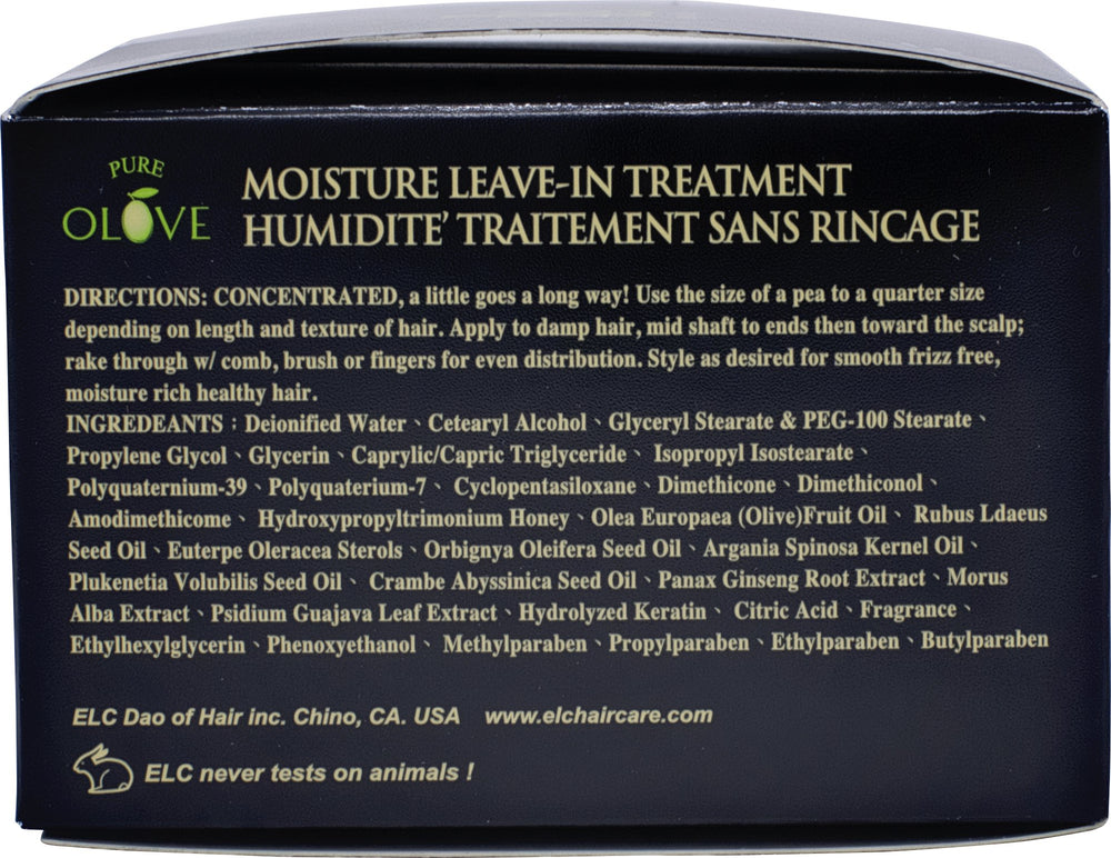 ELC Dao of Hair Pure Olove 3 hair shine closeup shows smooth finish