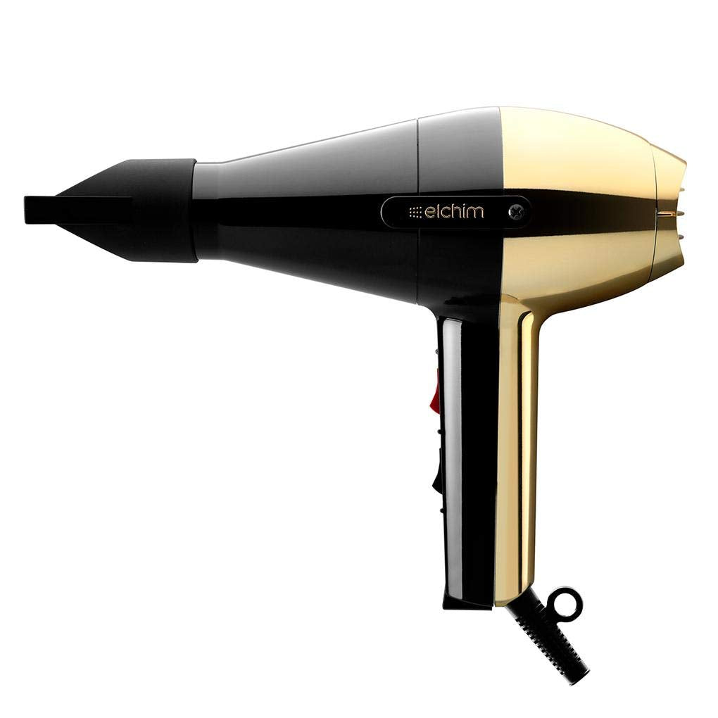 Elchim Classic 2001 close-up of powerful motor for salon-grade performance.