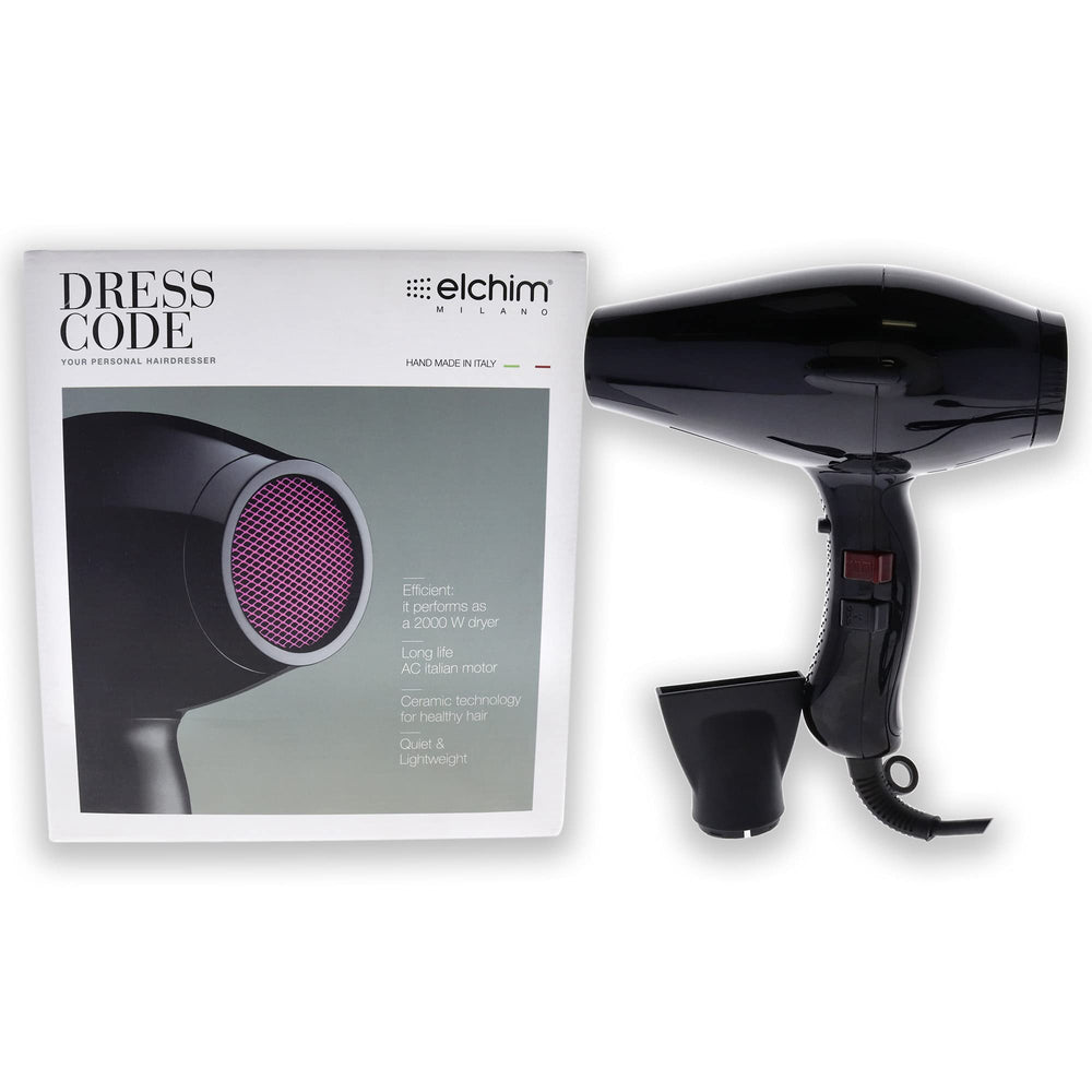 Elchim Dress Code hair dryer with compact design for easy storage