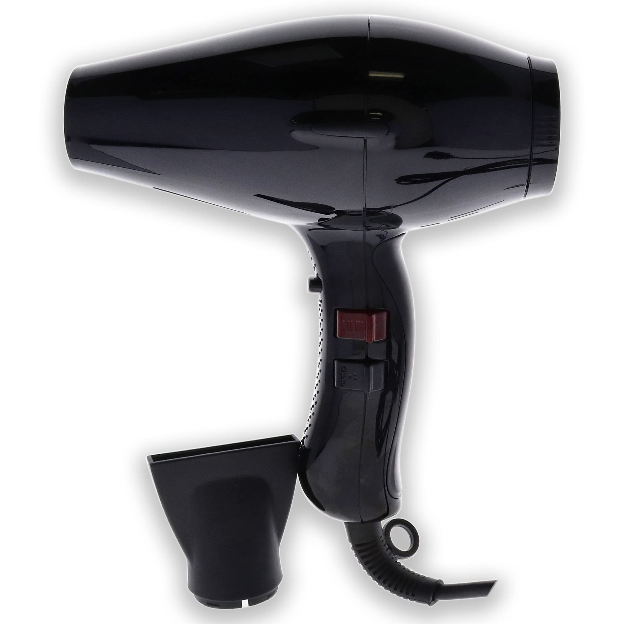 Ergonomic handle on Elchim Dress Code for comfortable styling