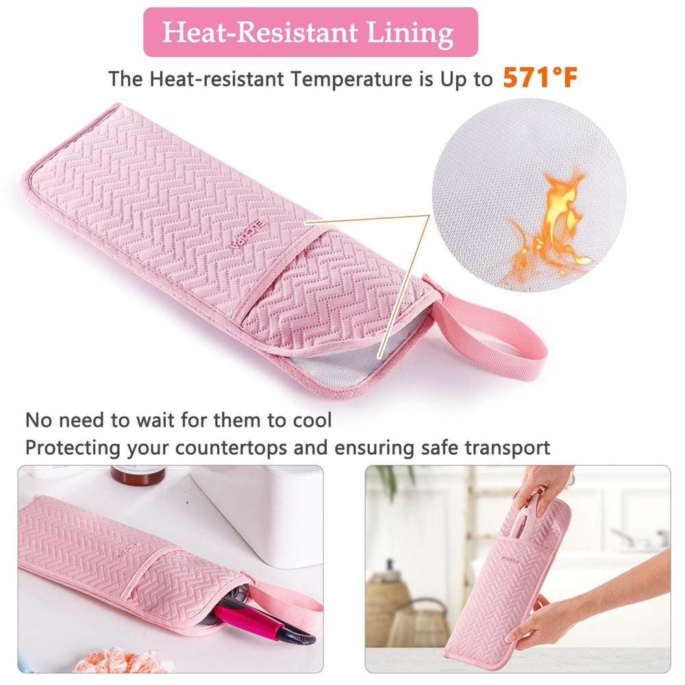 ELCUPA compact travel bag measures 13.8 by 5.5 inches for secure storage.