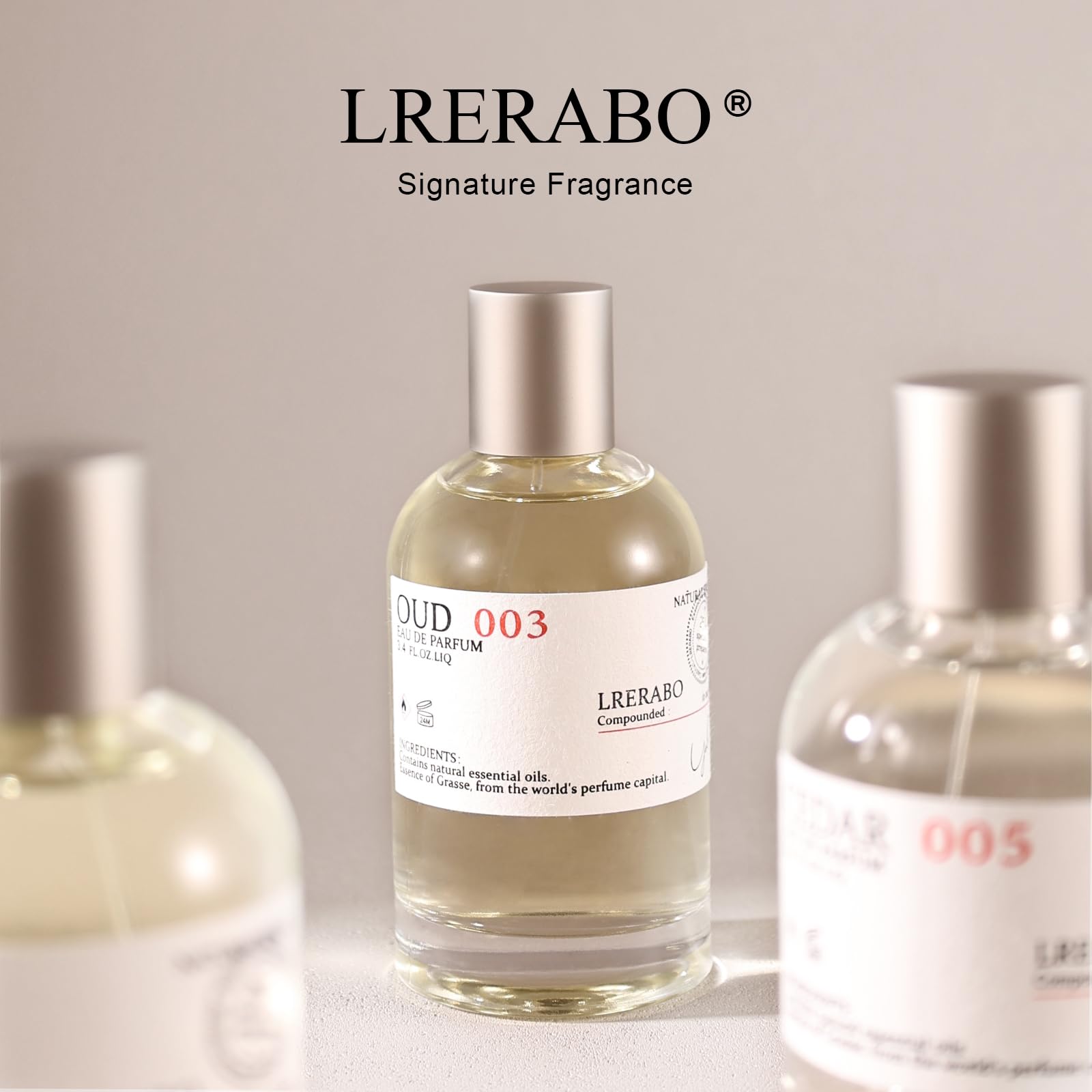 EldEast LRERABO dry-down with vanilla and amber for lasting scent.