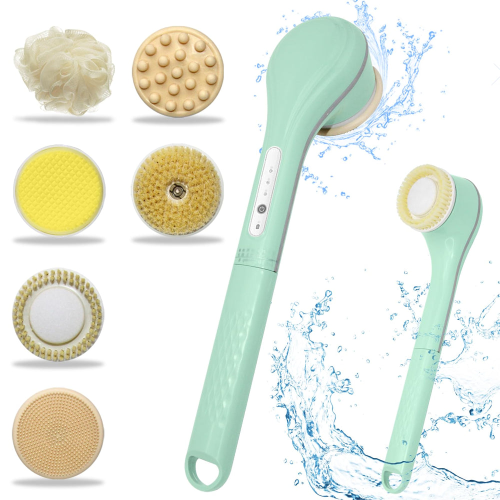 Electric Body Brush back brush with long handle for hard-to-reach cleaning