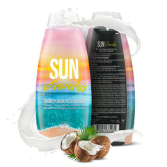 Elegant Sun Sun Proverbs bronzer-free glow for a natural tan.