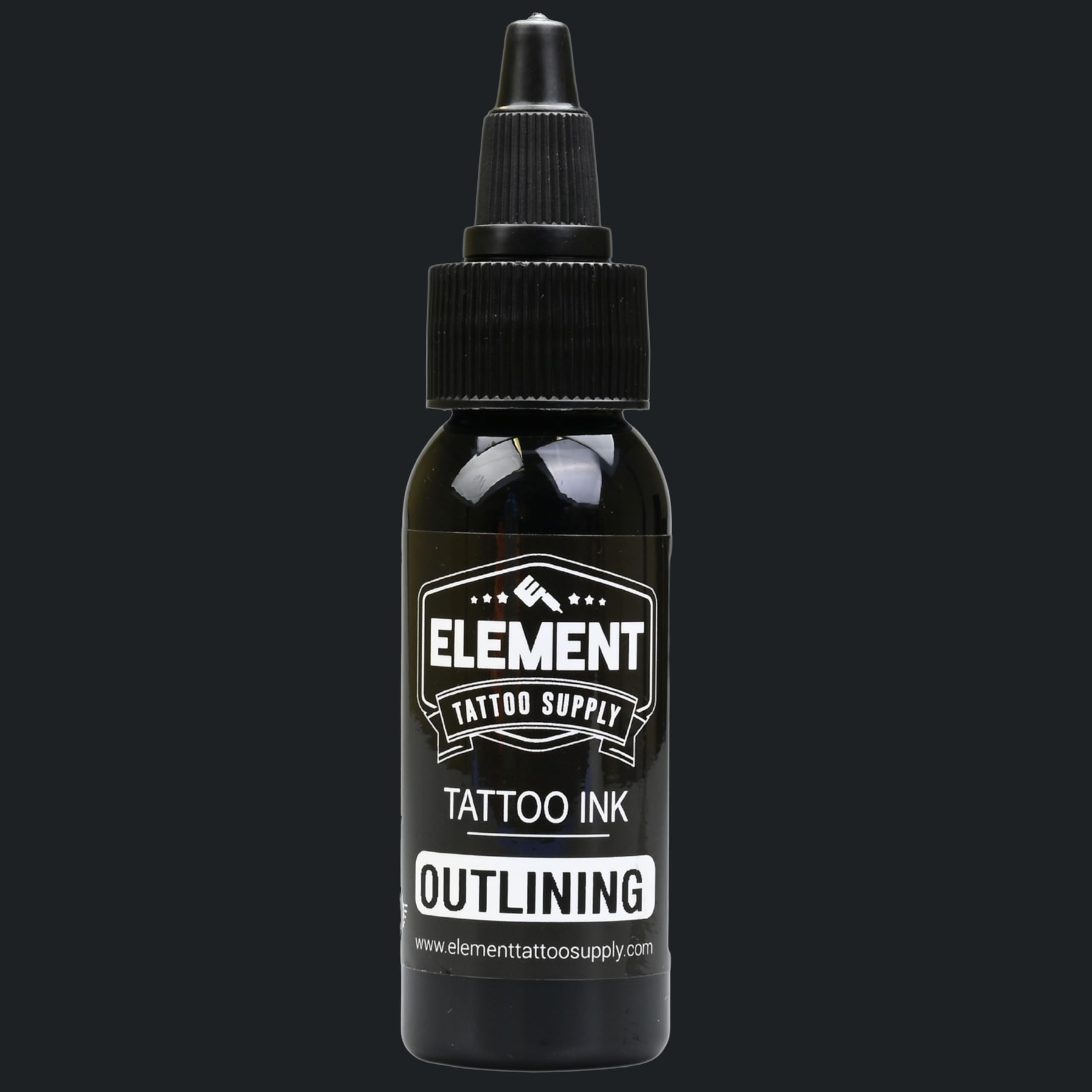 Element Tattoo Supply 6 color set packshot showing full color range for color work