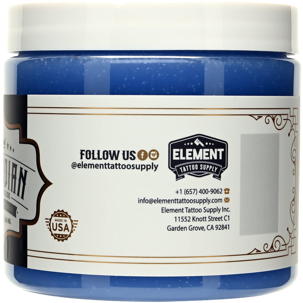Element Tattoo Supply Guardian Tattoo Glide during needle-area application promotes cleaner ink flow.