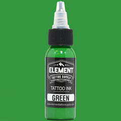 Element Tattoo Supply yellow 1oz ink bottle for bright color accents and fills