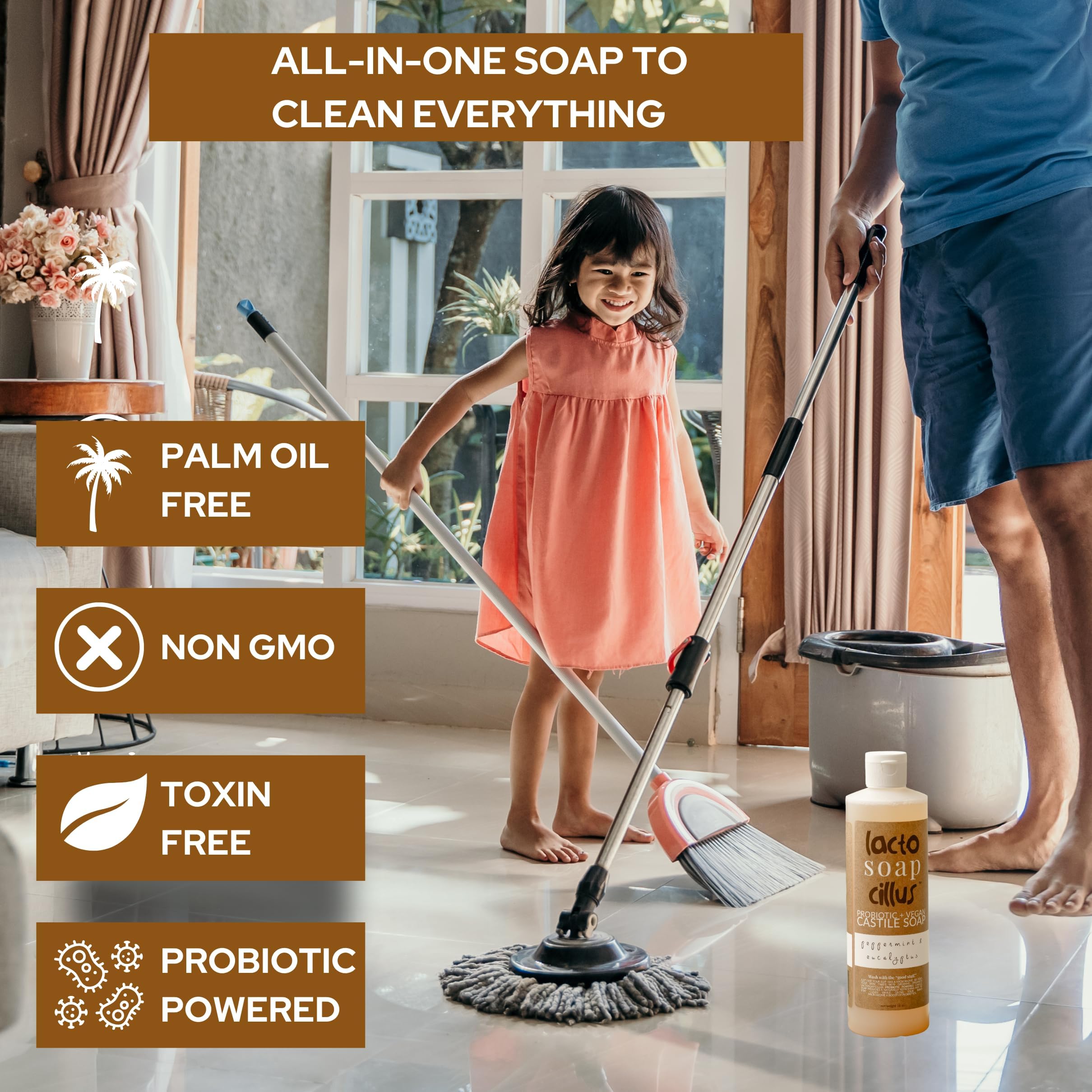 Elemental Wellness Probiotic Castile Soap bathroom-cleanse in everyday routine