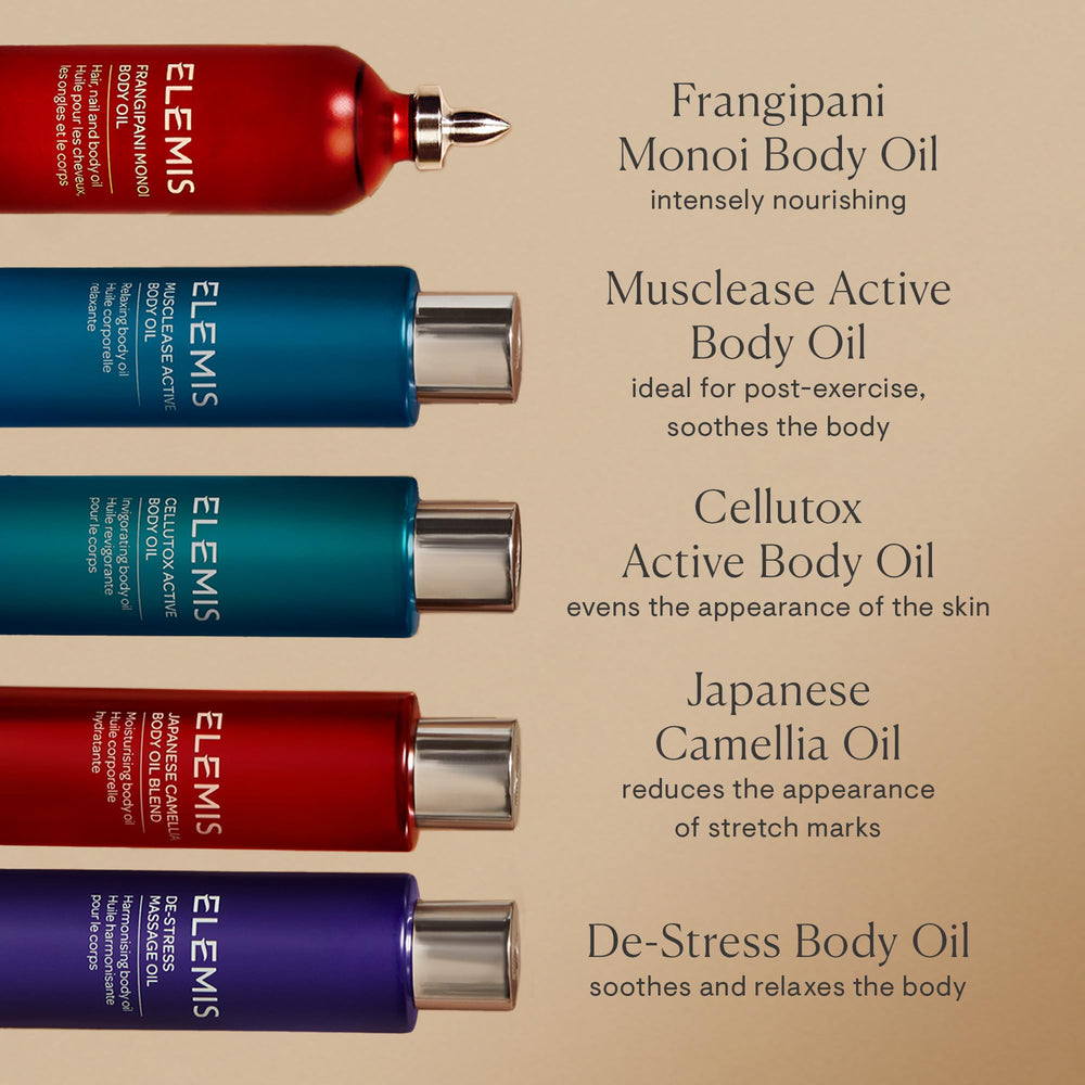 Elemis body contouring use scene hints at sculpting effects.