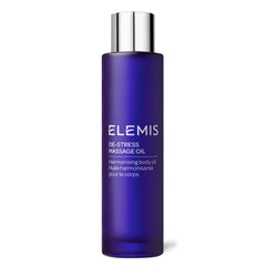 ELEMIS De-Stress Massage Oil pour releasing calming aroma and tension relief.