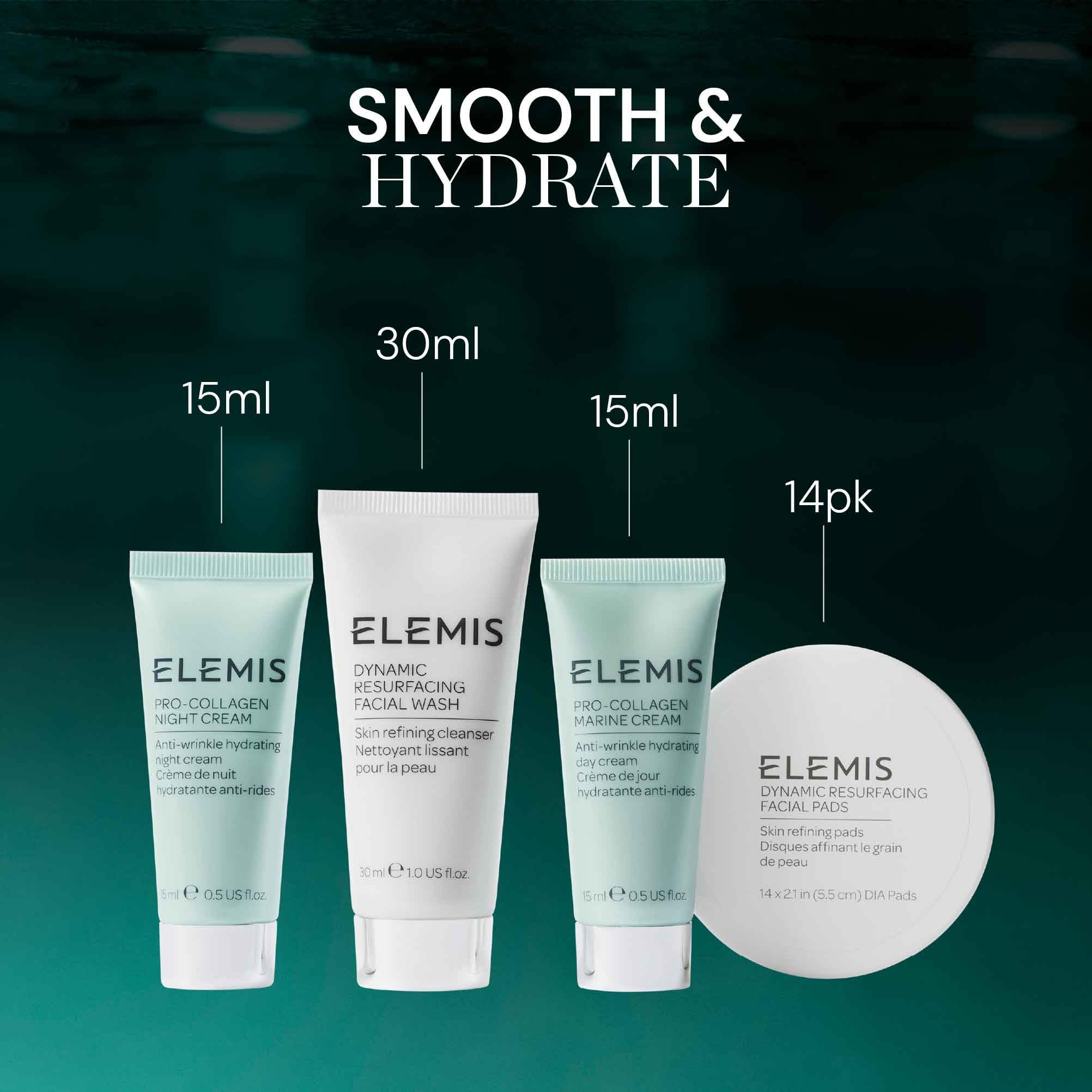Elemis Deluxe Discovery Travel Bag for easy on-the-go skincare storage.
