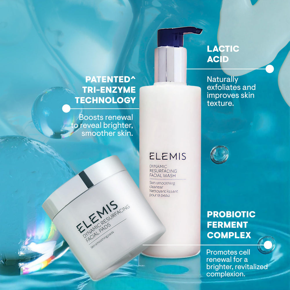 Gel cleanser lather shown for purifying cleanse by Elemis