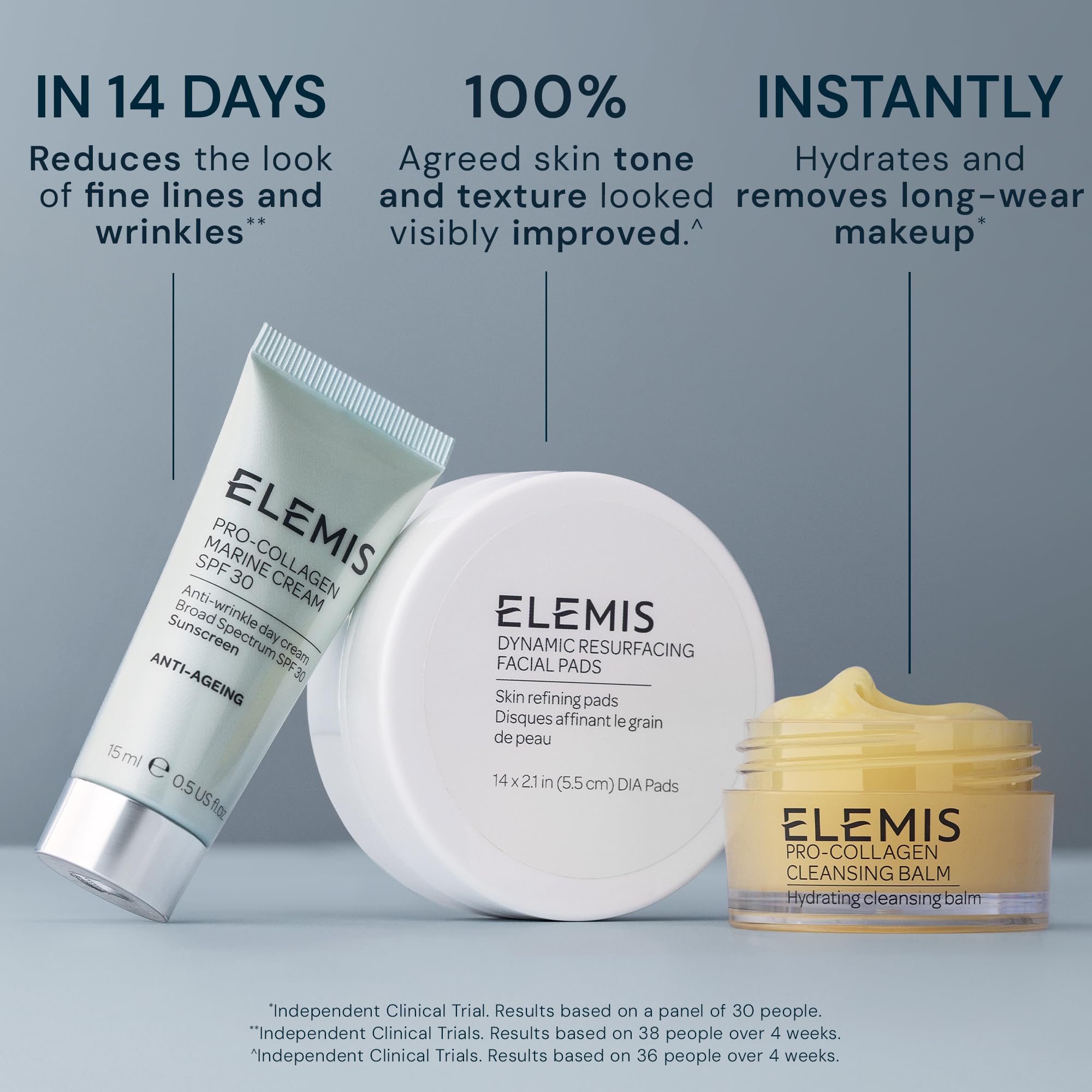 Elemis Dynamic Resurfacing Pads mini pack for refined skin texture