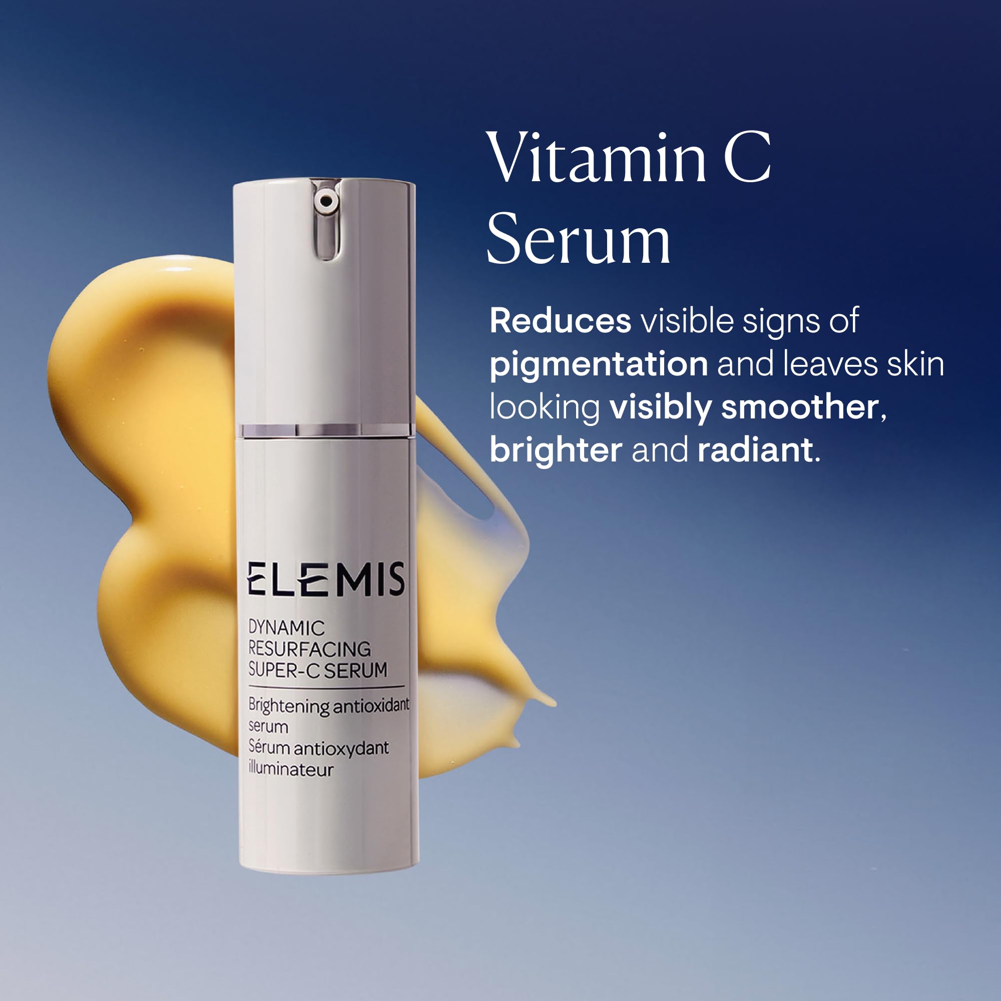 Elemis Dynamic Resurfacing Serum pump-action for easy morning application