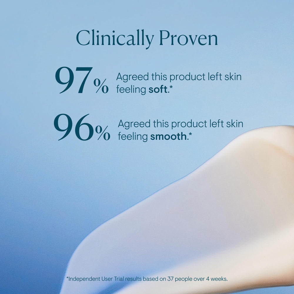 ELEMIS Frangipani Monoi shower cream with coconut oil nourishes skin.